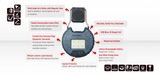 Skinny Light Portable LED Rechargeable Palm Inspection Work Light Very Durable
