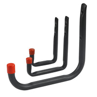 Heavy Duty Wall Mount Garage Hooks - 6 Pack of Various Sizes