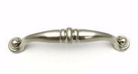 Brushed Satin Nickel Cabinet Pull Middle/End Design 4.25"