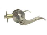 Entry Brushed Satin Nickel Door Lever Keyed Alike Available Wave