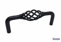 Oil Rubbed Bronze Birdcage Cabinet Pull 4"