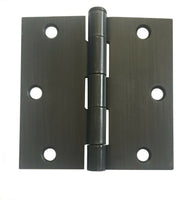 Qty 30 Dark Oil Rubbed Bronze Interior Door Hinge 3.5" with Square Corner 3 1/2"