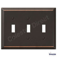 Oil Rubbed Bronze Wall Switch Plate Outlet Cover Toggle Rocker GFI