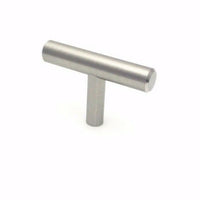 Qty 25 Brushed Nickel Kitchen Cabinet Drawer Handle Pull Knob Hardware T Bar
