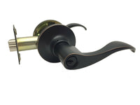 Oil Rubbed Bronze Entry Door Lever Keyed Alike Available Wave