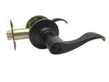 Oil Rubbed Bronze Entry Door Lever Keyed Alike Available Wave
