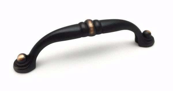 Oil Rubbed Bronze Cabinet Pull Middle/End Design 4.25"