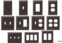Oil Rubbed Bronze Wall Switch Plate Outlet Cover Toggle Rocker GFI
