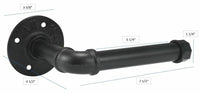 Black Iron Pipe Bathroom Hardware Set and Accessories