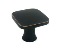 Oil Rubbed Bronze Cabinet Knob Square