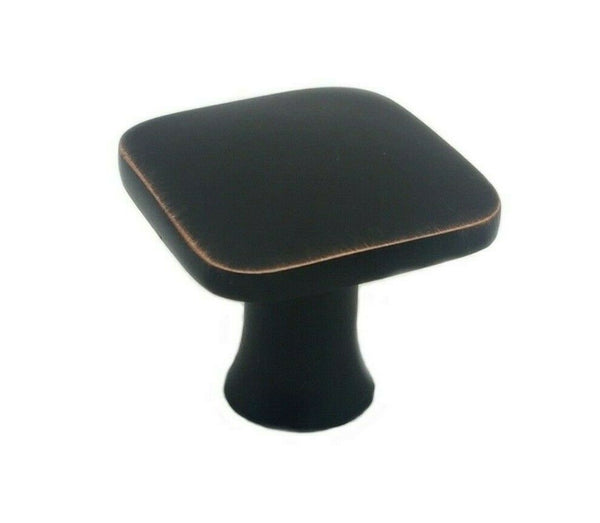 Oil Rubbed Bronze Cabinet Knob Square