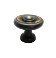 Oil Rubbed Bronze Cabinet Knob Round Design