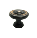 Oil Rubbed Bronze Cabinet Knob Round Design