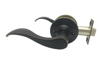 Oil Rubbed Bronze Passage Door Lever Non Locking Wave