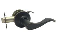 Oil Rubbed Bronze Passage Door Lever Non Locking Wave