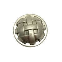 Brushed Satin Nickel Cabinet Knob Weave