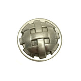 Brushed Satin Nickel Cabinet Knob Weave