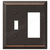 Oil Rubbed Bronze Wall Switch Plate Outlet Cover Toggle Rocker GFI