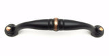 Oil Rubbed Bronze Cabinet Pull Middle/End Design 4.25"