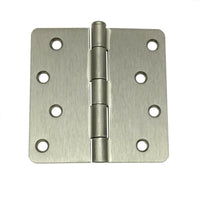 Satin Nickel Door Hinge 4" with 1/4" corner radius