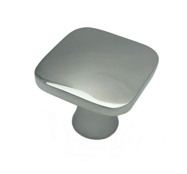 Qty 25 Polished Chrome Kitchen Cabinet Drawer Closet Knob Pull Handle Hardware
