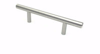 Qty 25 Brushed Nickel Kitchen Cabinet Handle Pull Knob Hardware Solid T Bar 5.25