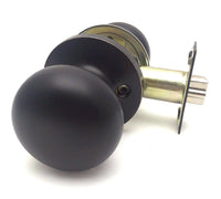 Passage Oil Rubbed Bronze Door Knob Lever Handle Non Locking Hallway Closet