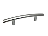 Polished Chrome Cabinet Pull 3" Hole Spacing 5.25" Length