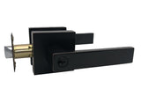 Oil Rubbed Bronze Square Entry Door Lever Keyed Heavy Duty