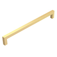 Gold Square Cabinet Pull sizes 3" - 10"