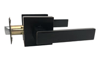 Oil Rubbed Bronze Square Passage Door Lever Non Locking Heavy Duty